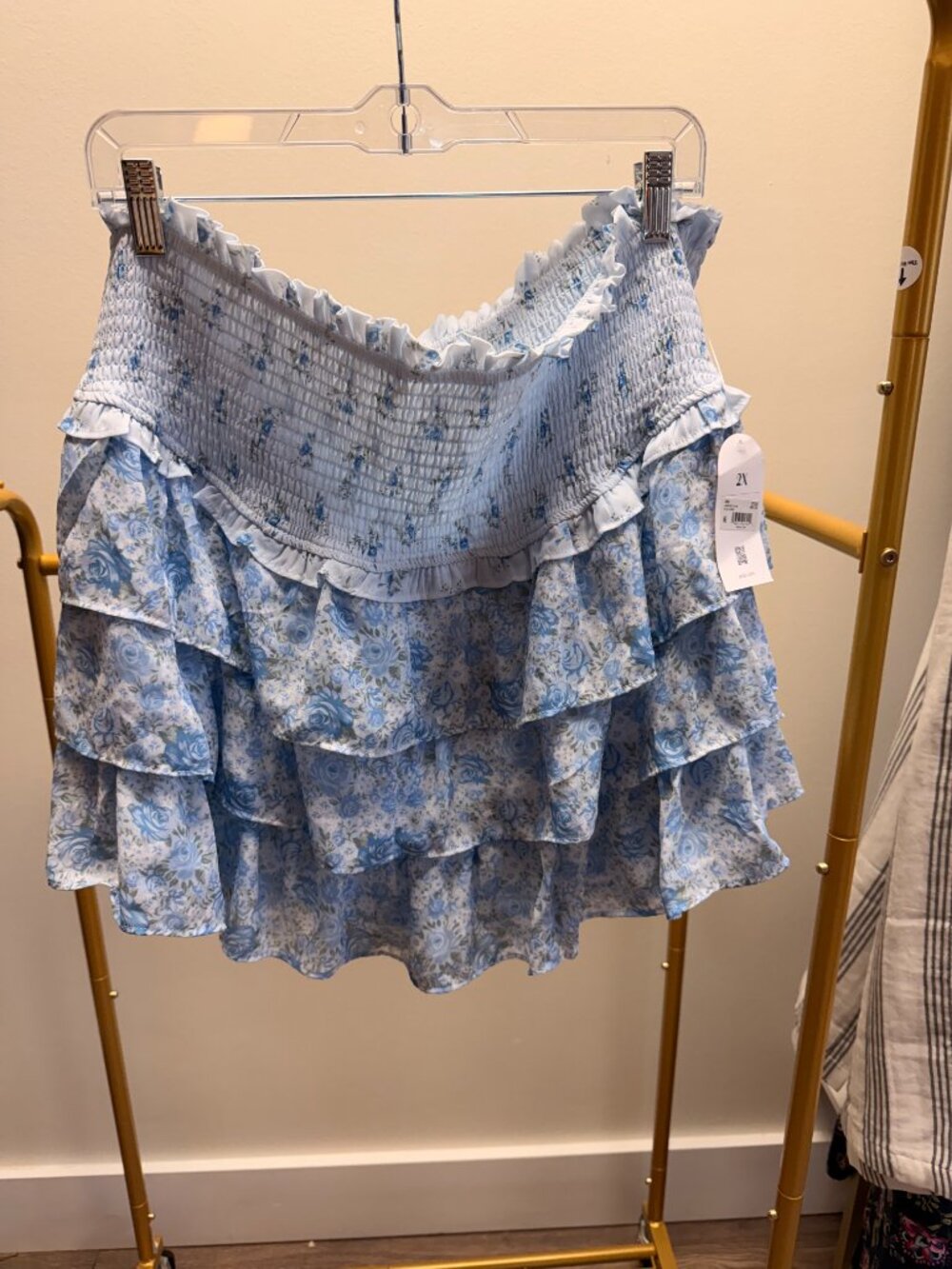 ARULA****TOP IS A 1X, BOTTOM IS 2X****Arula 2PC Cropped Tank  and Mini Skirt Set - Picture 3 of 5